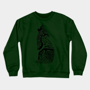 Wolf Tree Crewneck Sweatshirt